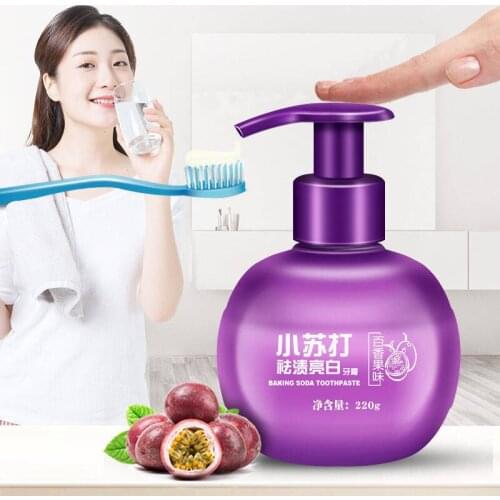 Baking Soda Toothpaste Stain Removal Teeth Whitening Toothpaste Fight Bleeding Gums Passion Fruit Toothpaste Cleaning Oral Care