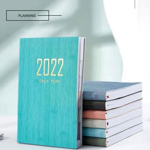 2022 Planner English version Agenda Notebook Goals Supplies Diary Stationery Habit Office NoteBook School Schedules Y1V2