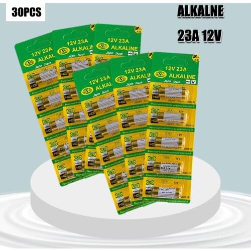 30pcs/pack alkaline dry battery 12v 23A CA20 K23A L1028 23AE 21 A23 23GA watch batteri electronic toy disposable battery