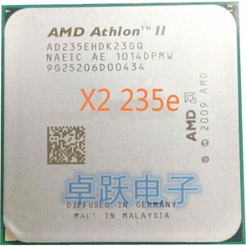 For AMD Athlon II X2 235E Desktop CPU Socket AM2+/AM3 2.7GHz Dual 938-pin working 100% Free Shipping