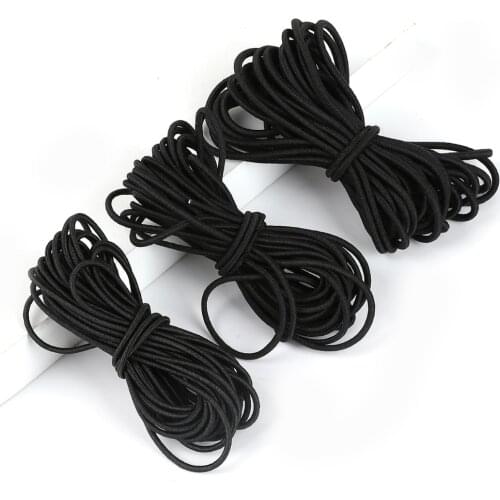 Dia 1/1.5/2/2.5/3/4/5mm Elastic Stretch Cord 2M/lot High Quality String Strap Rope for Jewelry Hair Garment Accessory DIY Making