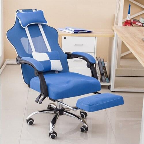 Ergonomic chair Electronic Sports egames fashion simple Office Lunch break noontime rest lounge chair Mesh cloth Computer