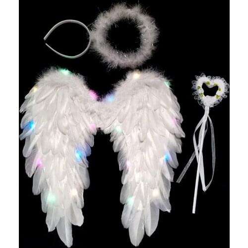 Angel Wing for Kids Angel Costumes for Girls Boys Wedding Birthday Gift