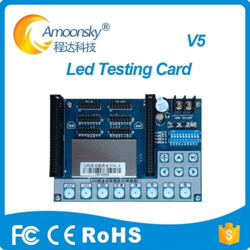 Multi-function testing card for led display screen panels repair Card AMS-V5