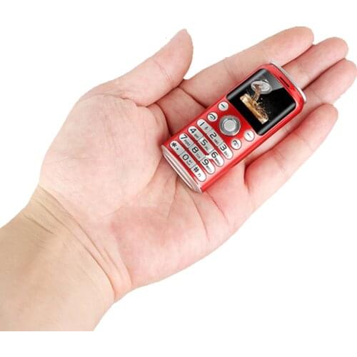 Fashion Mini Mobile Phone Small Size Cellphones Dual Sim MP3 Bluetooth Dialer Student Phone Kids Toy