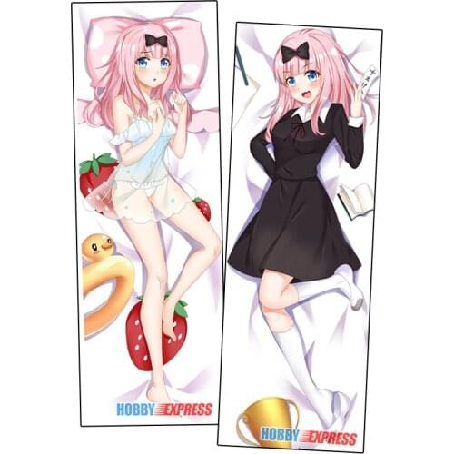 Hobby Express Anime Dakimakura Japanese Otaku Waifu Hugging Body Pillow Cover Chika Fujiwara Kaguya-sama Love Is War 21146