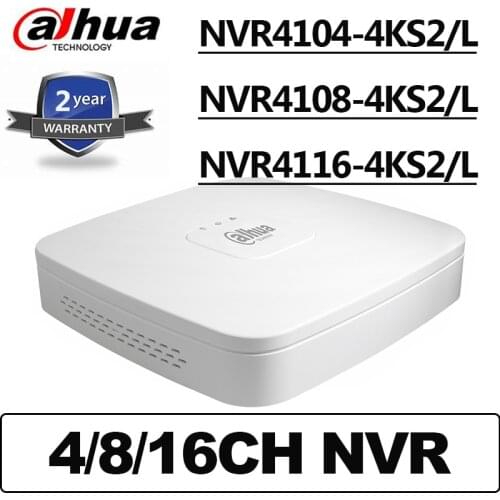4ch 8ch 16Ch 8mp NVR NVR4104-4KS2 NVR4108-4KS2 NVR4116-4KS2 4K H.265 Smart 1U NVR4104/4108/4116-4KS2 Network Video Recorder