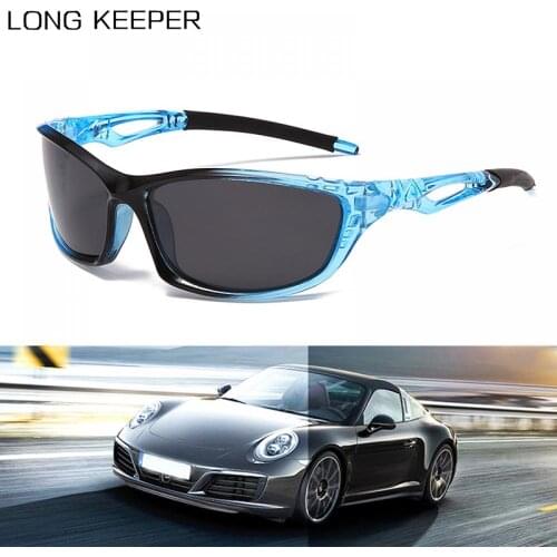 LongKeeper New Sport Polarized Sunglasses Men Brand Design Car Driving Sun Glasses Male Anti-Glare Fishing Goggles UV400 Oculos