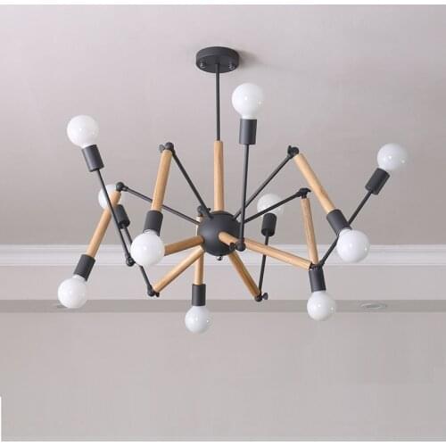 LED Vintage Modern Chandelier Spider Lustre E27 Livingroom Lighting For Kitchen Restaurant Chandeliers Fixture Lights LED