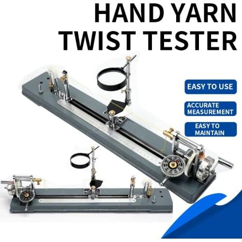 Y321 Hand Twist Tester Yarn Twist Tester Untwisting Machine Twist Determination Textile Tester Textile Instrument