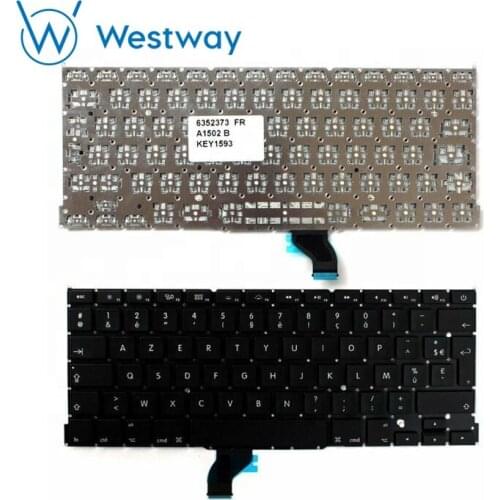 High quality replace US keyboard For Macbook Pro Retina A1502 laptop keyboard
