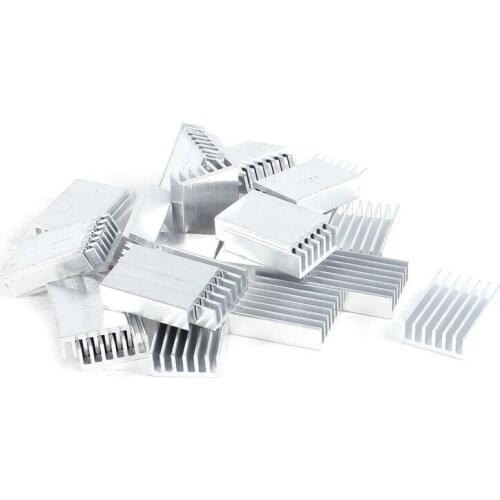30 Pcs Aluminum Heatsink Cooling Fin 20mmx14mmx6mm for Mosfet IC