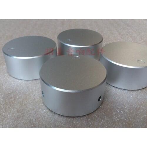 4 PCS diameter 48 high 22 knob aluminum alloy solid knob volume potentiometer knob HIFI audio amplifier knob