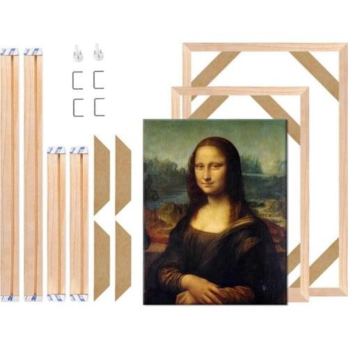 Diamond Painting Frames Natural Wood Frame For Canvas Oil Painting Poster DIY Wooden Picture Frames Wall Photo Frame Home Decor