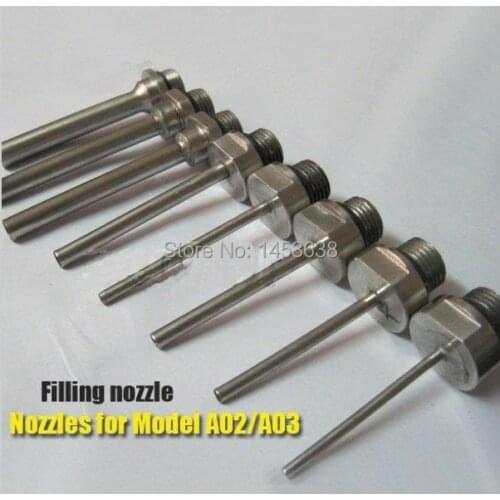 Free Shipping A02 Manual Filling nozzles filler nozzle Diameter size 4mm Nozzles