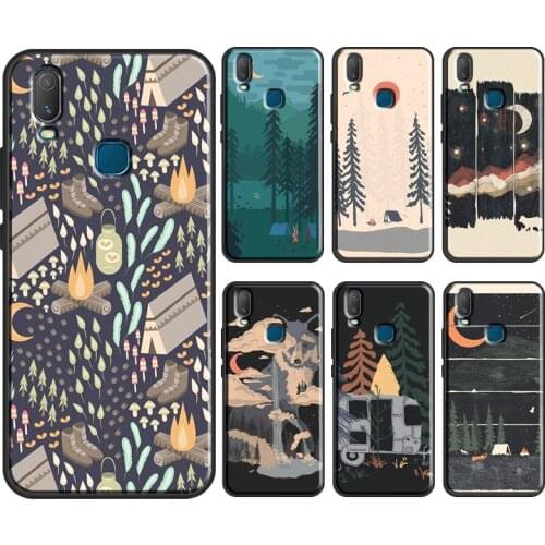 Starry Night Camping Mountains Case For Vivo Y11 2019 V17 Neo V20 SE Y1S Y12 Y17 Y19 Y20 V11 i Y30 Y50 Y70 Y91C Coque