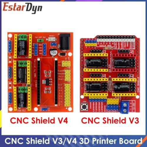CNC Shield V3/CNC Shield V4 Engraving Machine / 3D Printer / A4988 Driver Expansion Board for arduino Diy Kit