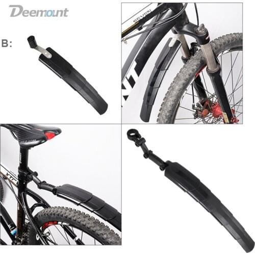 Deemount New Extendable Fenders for MTB16-26in 700C Bicycle Foldable Mudguard Front/Rear Wheel Fender Patented Products 1 Pair
