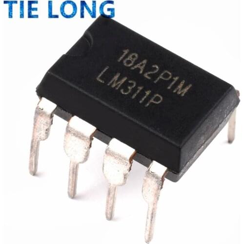 10PCS LM311P DIP8 LM311 DIP 311P DIP-8 DIFFERENTIAL COMPARATORS WITH STROBES new and original IC