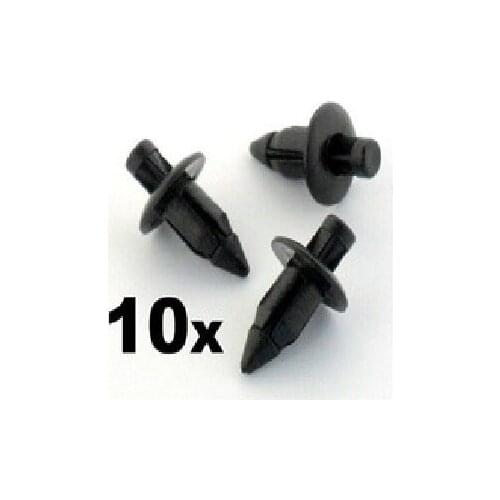 For Clavijas Caneadas Plastico 6mm x 10 para Moto For Honda For Yamaha For Suzuki For Kawasaki