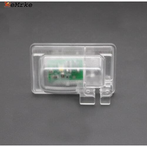 EEMRKE Car Rearview Camera Bracket Mount Led License Plate Light Housing for Mazda Cx5 CX-5 KF 2017 2018 2019 2020