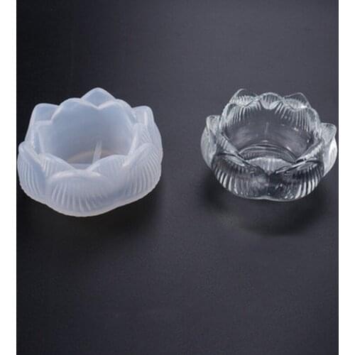 DIY Resin Mold Candle Holder Silicone Mold Wax Mould Clay Epoxy Uv Craft Making Home Decoration Cement Casting Molds Tools