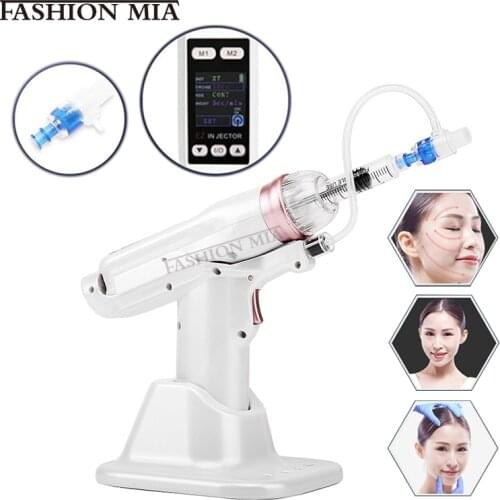 EZ Negative Pressure Injector Hydrolifting Gun Mesotherapy Gun Microcrystal needle Tip Hyaluronic Acid Serum Importer Skin Care