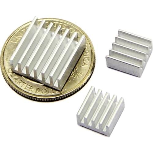 Elecrow Heatsink Kits for Raspberry Pi Aluminium Cooler Pure Heat Sink Set Kit Radiator For Cooling Raspberry Pi 2 B 3pcs/set