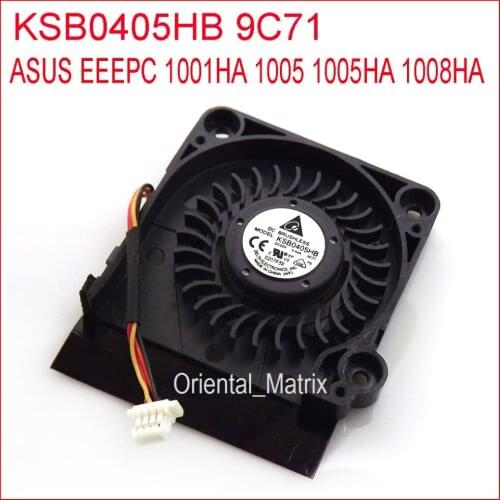 Free Shipping New KSB0405HB 9C71 DC5V 0.40A Cooler For ASUS EEEPC 1008HA 1001HA 1005 1005HA Laptop CPU Cooler Cooling Fan