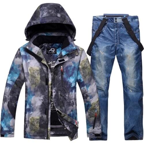 Ski Suit Men Winter New Outdoor Windproof Waterproof Thermal Snow Jacket And Pants Clothes Skiing And Snowboarding Suits Brands