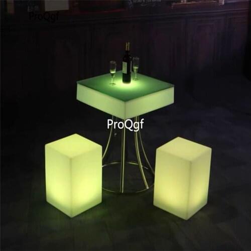 Ngryise 1 Set ins fashion bar led table and stool combination