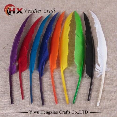 Wholesale feathers! Buy 20pcs natural goose feathers 30-35cm, Turkey feather Diy plumes jewelry accessories