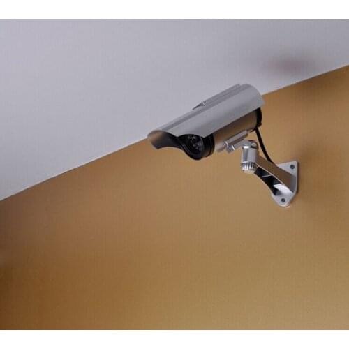 Surveillance camera Outdoor Solar Camera Simulation Surveillance Cameras With Panels Unisex Plastic Electronic Model Disguise