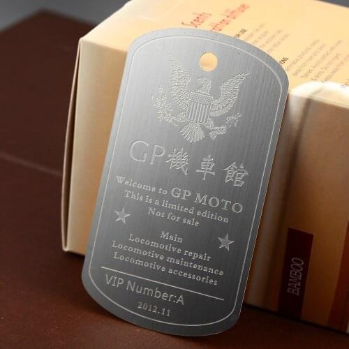 Metal business card stainless steel brushed business card custom stainless steel business card production