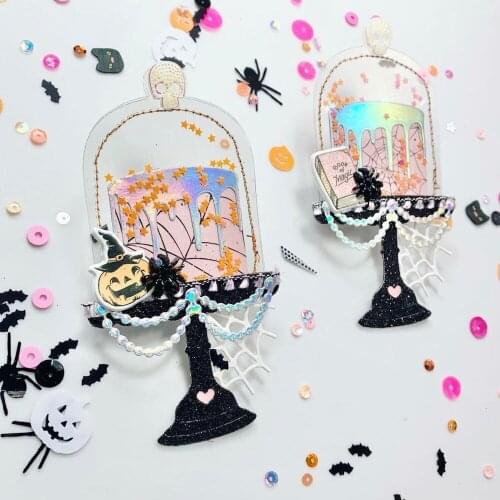 ZFPARTY Sweet Cloche Cake Stand Metal Cutting Dies Stencils for DIY Scrapbooking Decorative Embossing DIY Paper Cards