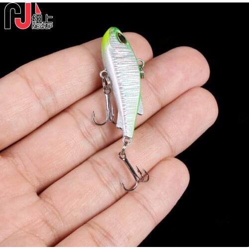 1PCS long shot Plastic VI Fishing Lure 4cm 4g Hard Bait Wobbler Jig Bait mini Crankbait Carp Striped bass Pesca Fishing tackle