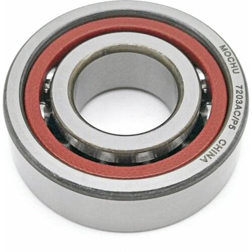 1pcs MOCHU 7203 7203AC 7203AC/P5 17X40X12 Angular Contact Bearings Spindle Bearings CNC ABEC-5 25 Contact Angle