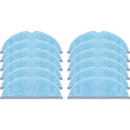 12 Pcs Mop Cloth Pads Replacement For Xiaomi Roborock S7 T7S T7 Plus Vacuum Cleaner Parts