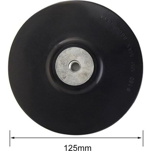 5 Inch Angle Grinder M14 Backing Pad Polishing Pad Kit for Fibre Sanding Disc 1pc