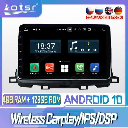 Android 10 PX6 128G For KIA Sportage 2018 Carplay DVD GPS Navigation Auto Radio Stereo Video Multimedia Player HeadUnit 2din