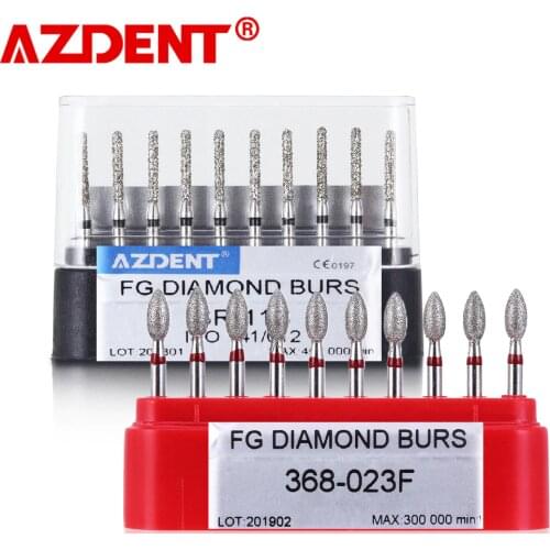 10pcs/Box Dental High Speed Diamond Burs Dentist Super Coarse Diamond Dental Lab Tools