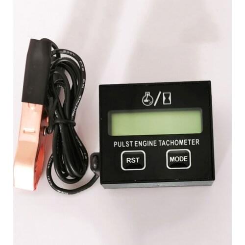 Digital Tachometer Meter Gasoline Engine Lawn Chainsaw Mower Tachometer Pulse Speed Speedometer Motorcycle Accessories