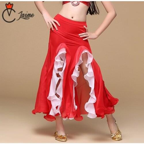 Children Dancewear Belly Dancing Clothes Fish Tail Skirts Professional Belly Dance Skirt for Girls