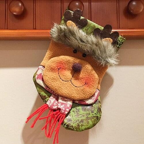 Household Decoration Christmas Stockings Cute Candy Gift Bag Portable Christmas Decoration Outdoor Tools 2