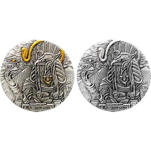 Egyptian god RA-GOD Gold Coins Elizabeth One Troy Ounce Replica Souvenir Gifts Crafts Collection