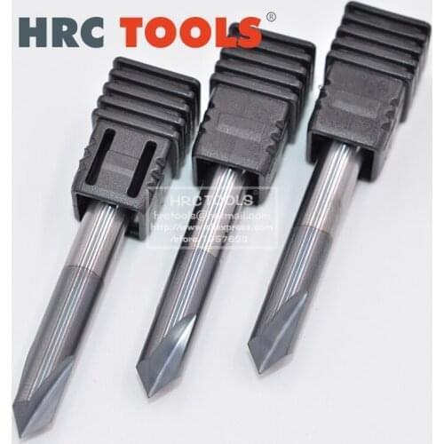 T12-8Dx120ax60L Shank 8mm 3 Flutes tungsten steel chamfer milling cutter