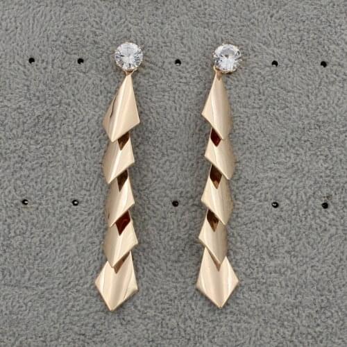 Crystal punk hip hop hyperbole statement dangle earrings for women girls gifts jewelry high quality fce018