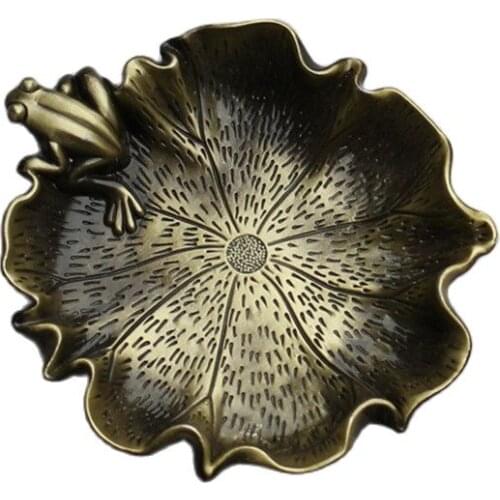 China Old bronzes Ink Juicy bowl dish brush pen holder