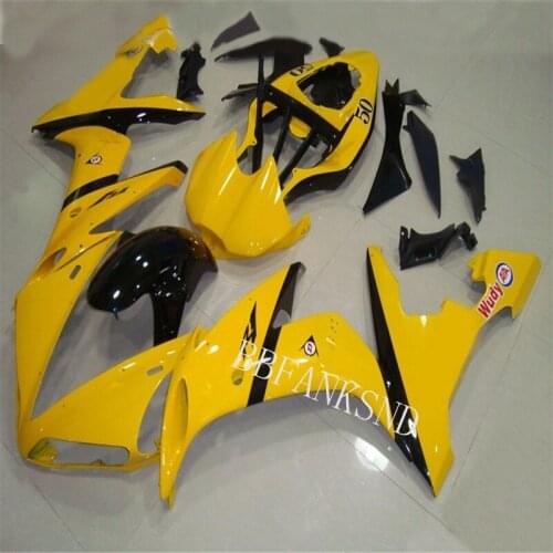 Motorcycle Fairing kit for YAMAHA YZFR1 04 05 06 YZF R1 YZF1000 2004 2005 2006 ABS yellow black Fairings set