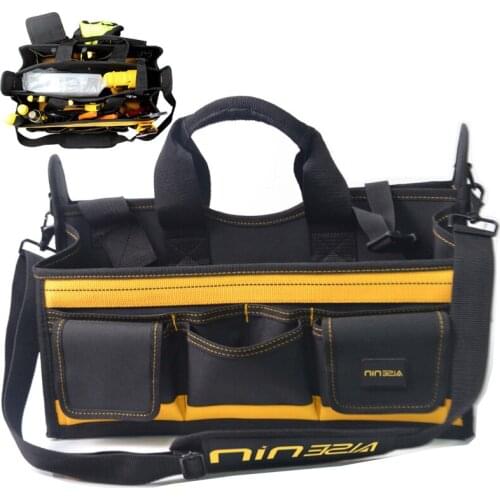 Multi-Function Tool Bag Toolkit Electrician Shoulder Bag Tool Kit Bags Thicken Wear-Resistant Large Capacity Hardware Repair Kit